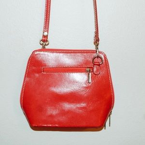 Florence Italy Handmade Leather Cross Body Bag